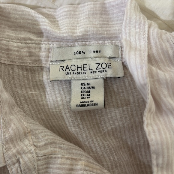 Linen striped button down - Picture 2 of 2